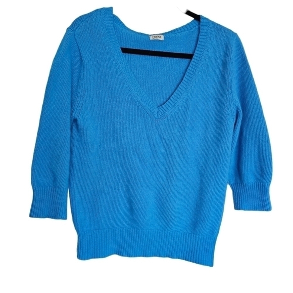 L'Agence 100% pur amour V-Neck Sweater - Picture 2 of 4